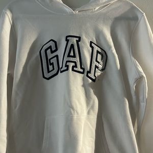 White Women’s White L Gap Hoddie. Brand new with Tags.